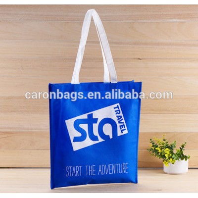 reusable custom 80gsm eco-friendly non woven shopping tote bag for promotion