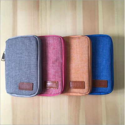 Custom hard disk organizer bag mobile power digital charge earphone cable storage bag