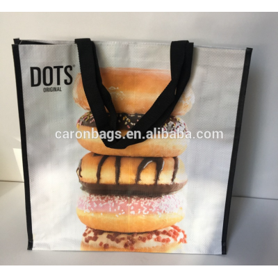 recycle standard size custom 100gsm laminated pp non woven shopping bag