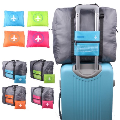 230D nylon twill waterproof luggage foldable travel messenger duffle bag